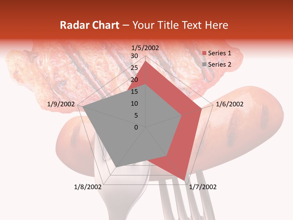 Fried Grilling Path PowerPoint Template