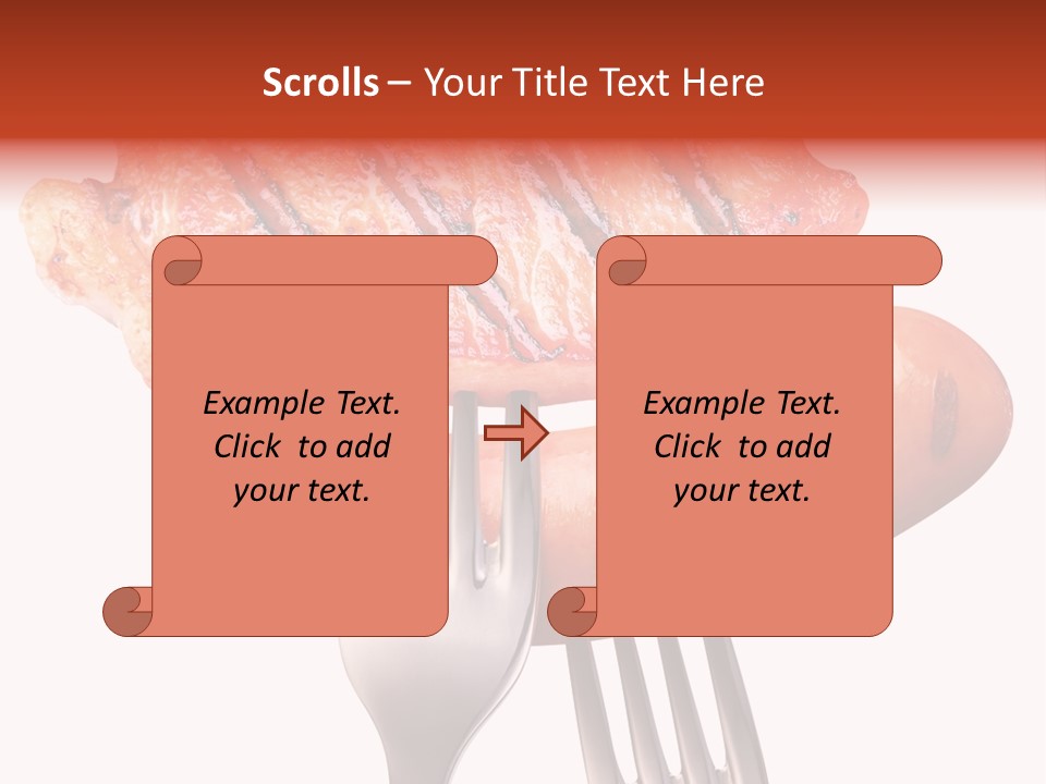 Fried Grilling Path PowerPoint Template
