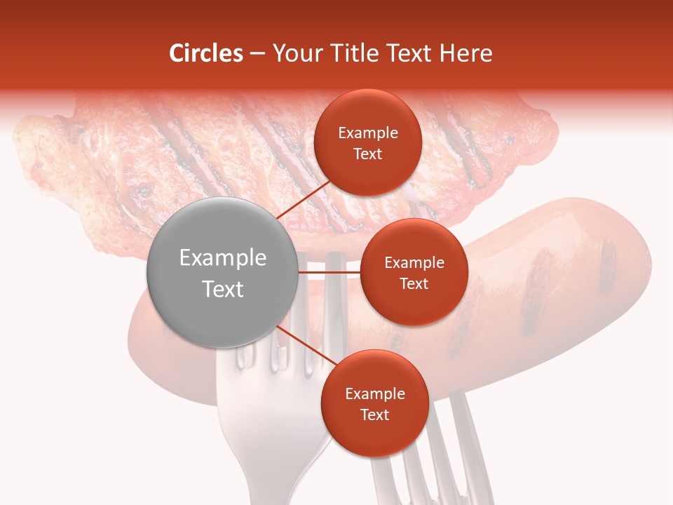 Fried Grilling Path PowerPoint Template