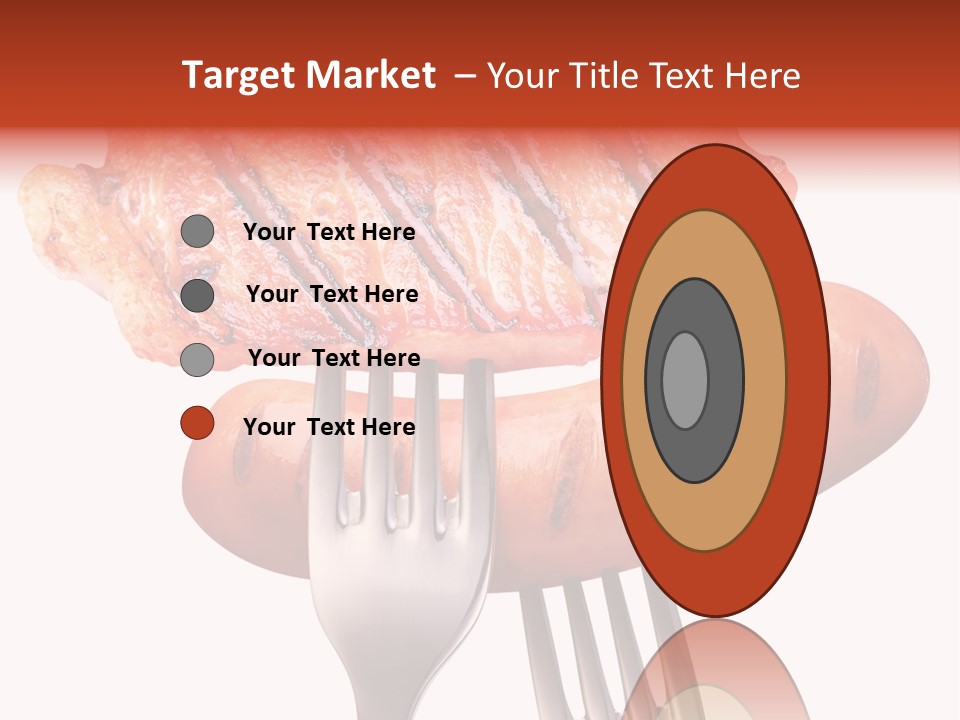 Fried Grilling Path PowerPoint Template