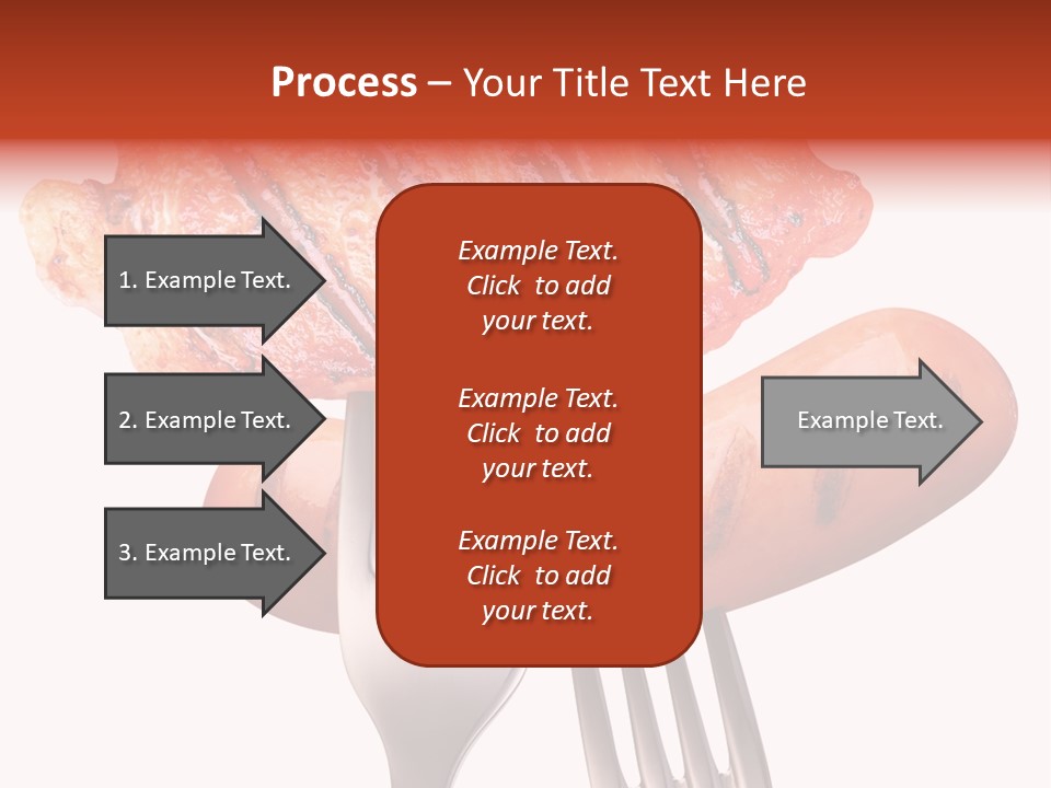 Fried Grilling Path PowerPoint Template