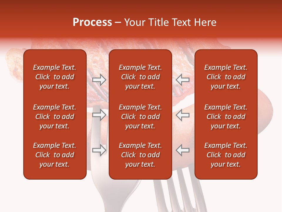 Fried Grilling Path PowerPoint Template