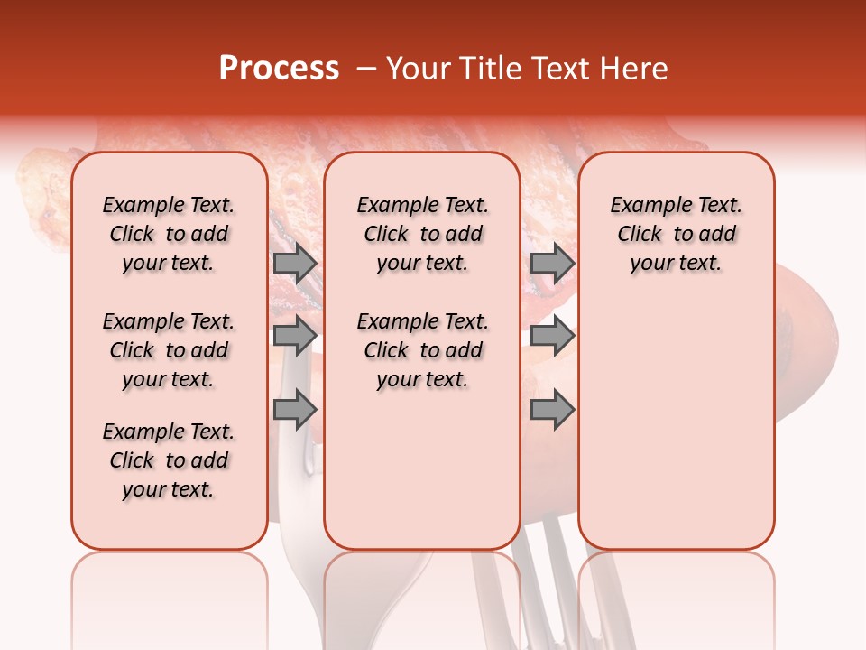 Fried Grilling Path PowerPoint Template