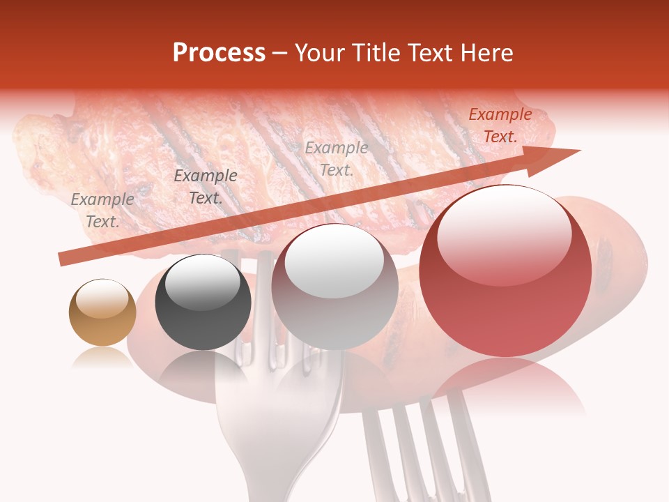 Fried Grilling Path PowerPoint Template