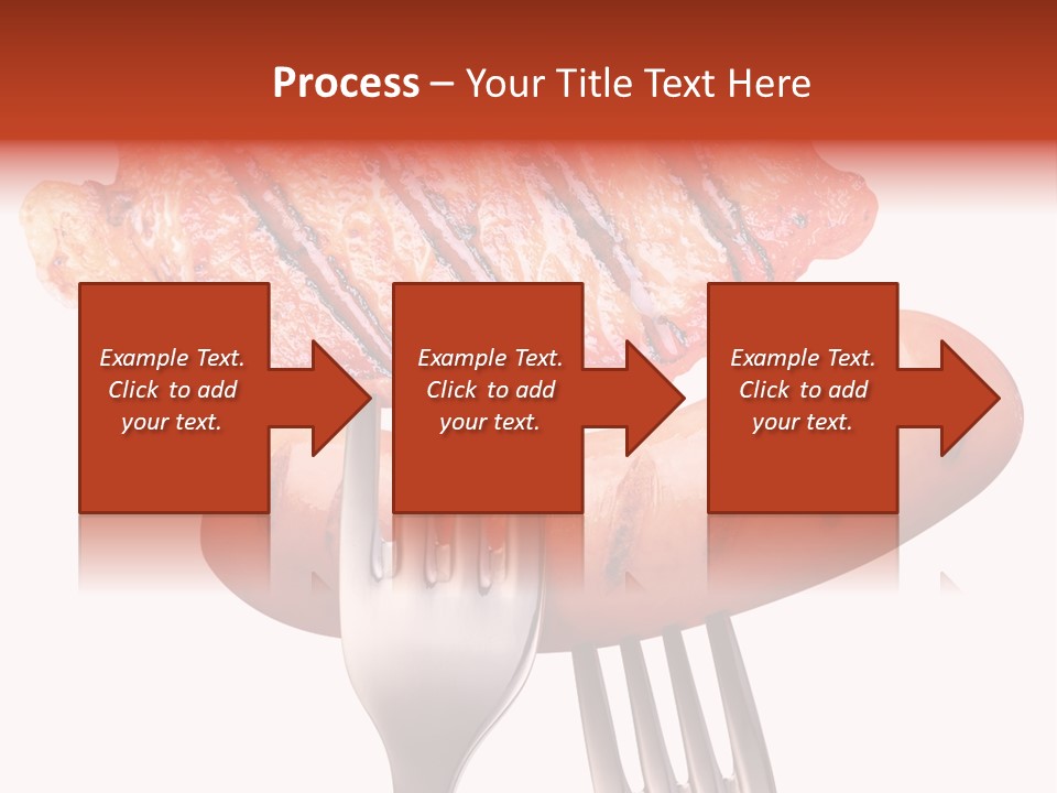 Fried Grilling Path PowerPoint Template