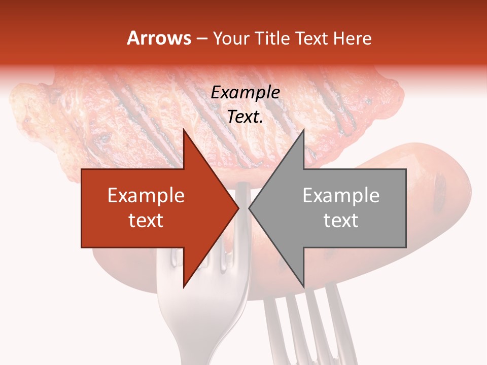Fried Grilling Path PowerPoint Template
