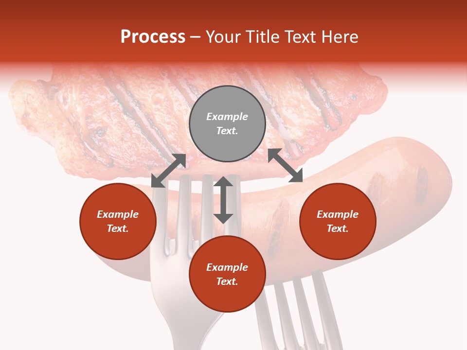Fried Grilling Path PowerPoint Template