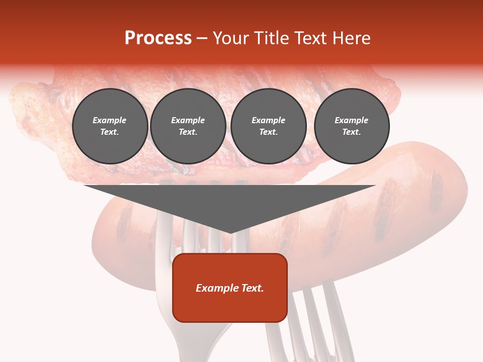 Fried Grilling Path PowerPoint Template