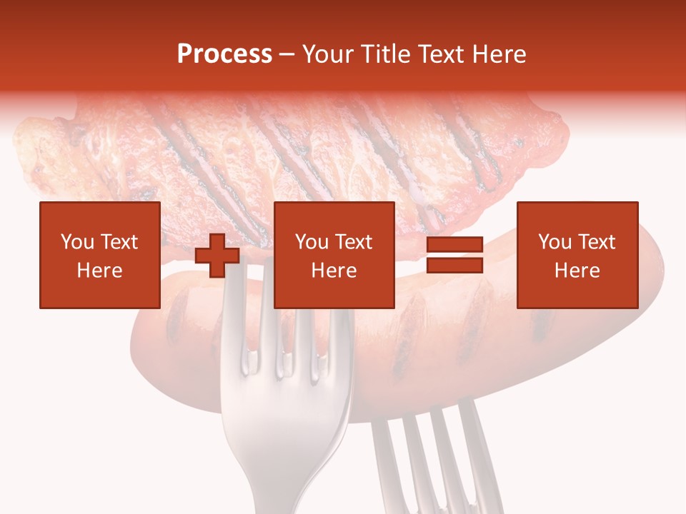 Fried Grilling Path PowerPoint Template