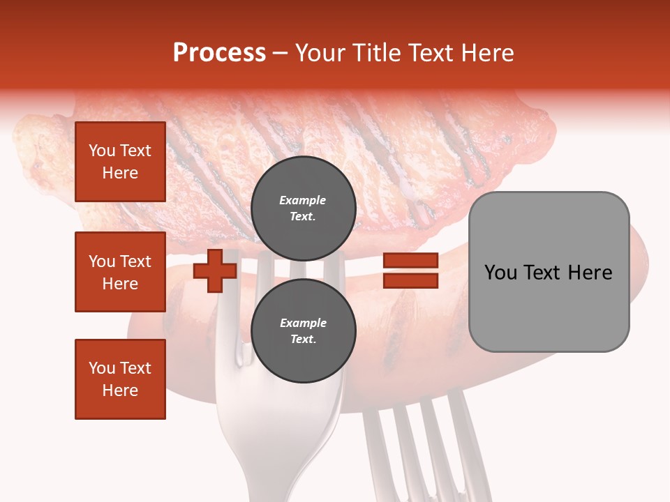 Fried Grilling Path PowerPoint Template
