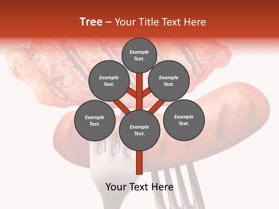 Fried Grilling Path PowerPoint Template
