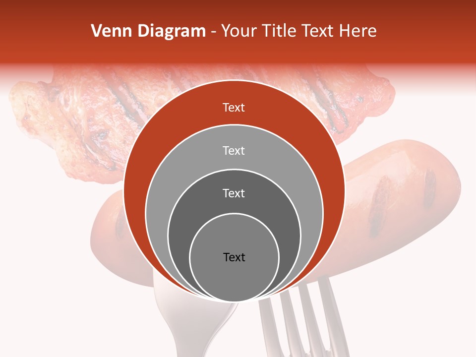 Fried Grilling Path PowerPoint Template