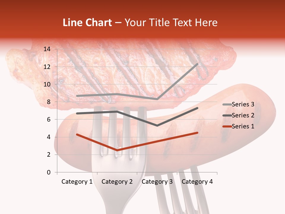Fried Grilling Path PowerPoint Template