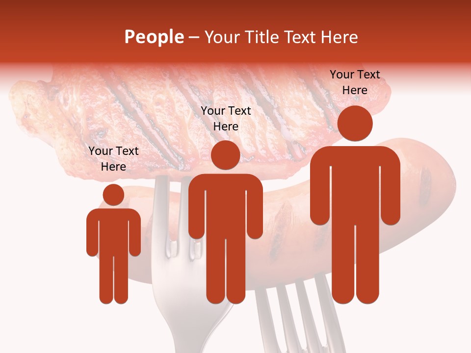 Fried Grilling Path PowerPoint Template