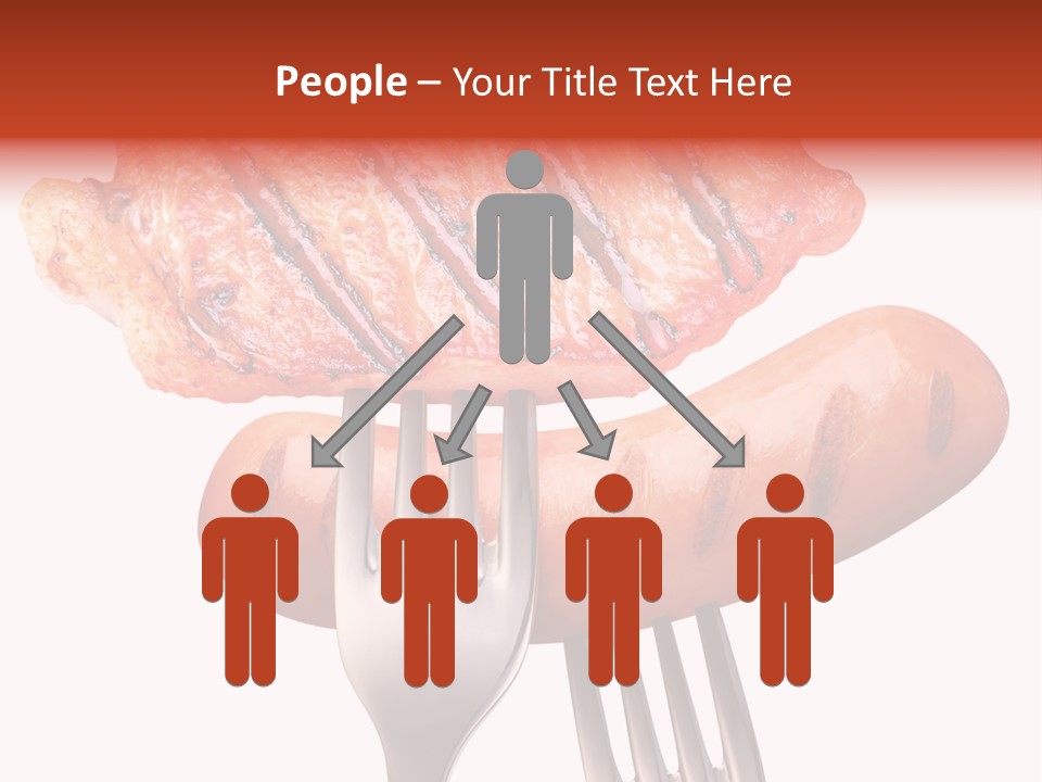 Fried Grilling Path PowerPoint Template