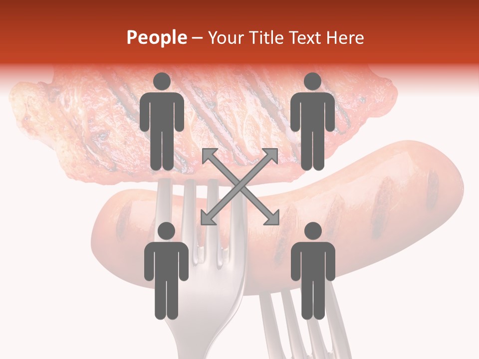 Fried Grilling Path PowerPoint Template