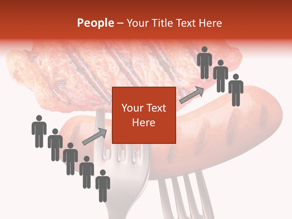 Fried Grilling Path PowerPoint Template