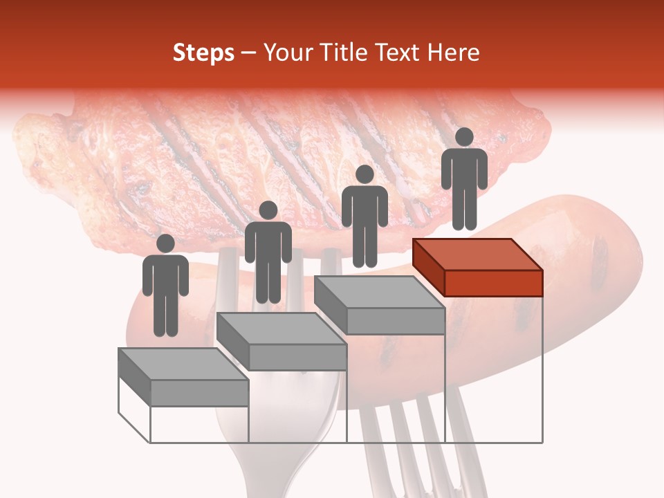 Fried Grilling Path PowerPoint Template