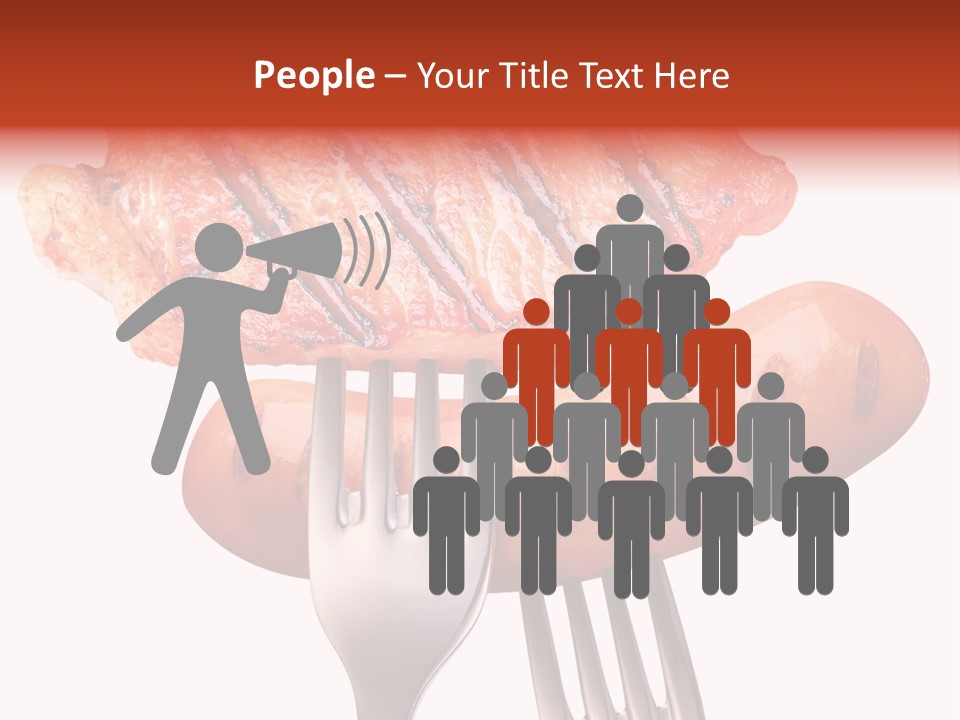 Fried Grilling Path PowerPoint Template