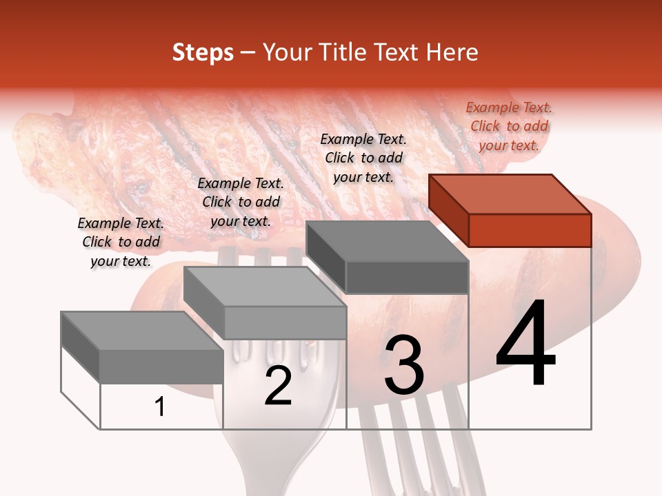 Fried Grilling Path PowerPoint Template