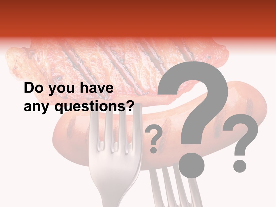 Fried Grilling Path PowerPoint Template