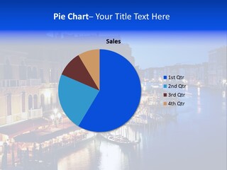 Blue Rialto Sea PowerPoint Template