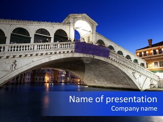 Venice Romantic Sunrise PowerPoint Template