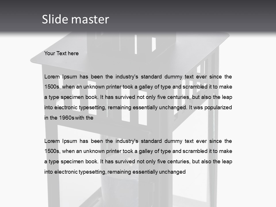 Decorative Illuminated East PowerPoint Template