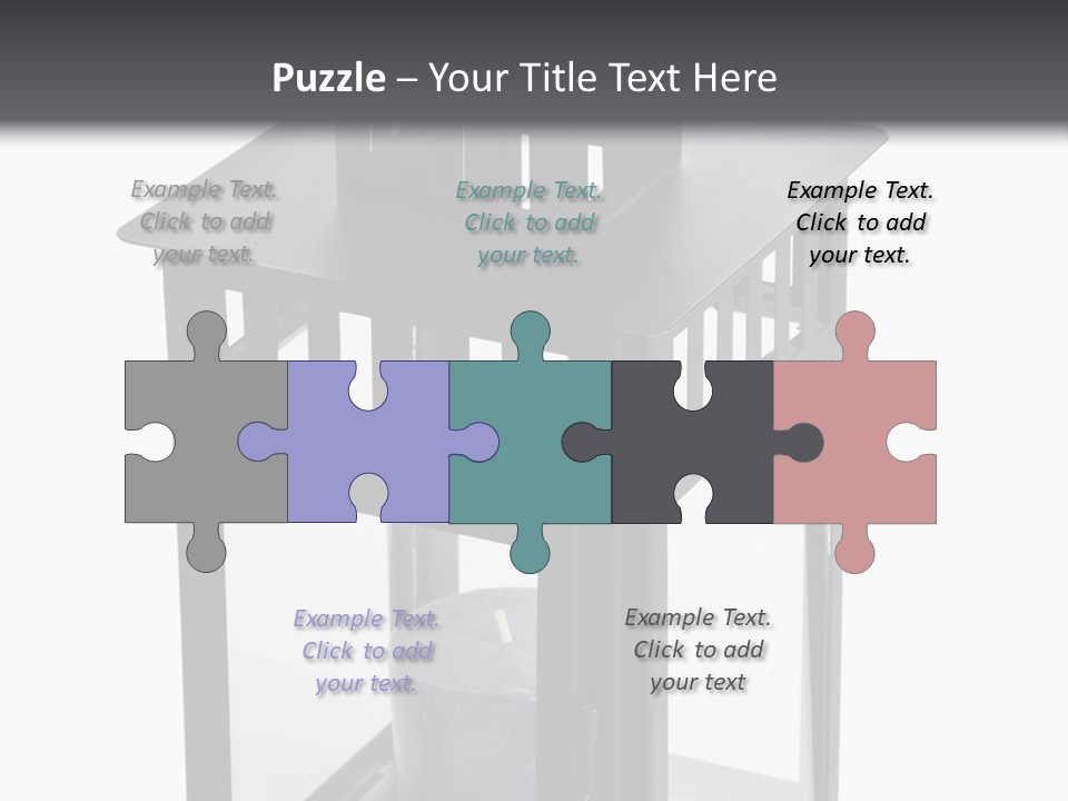 Decorative Illuminated East PowerPoint Template