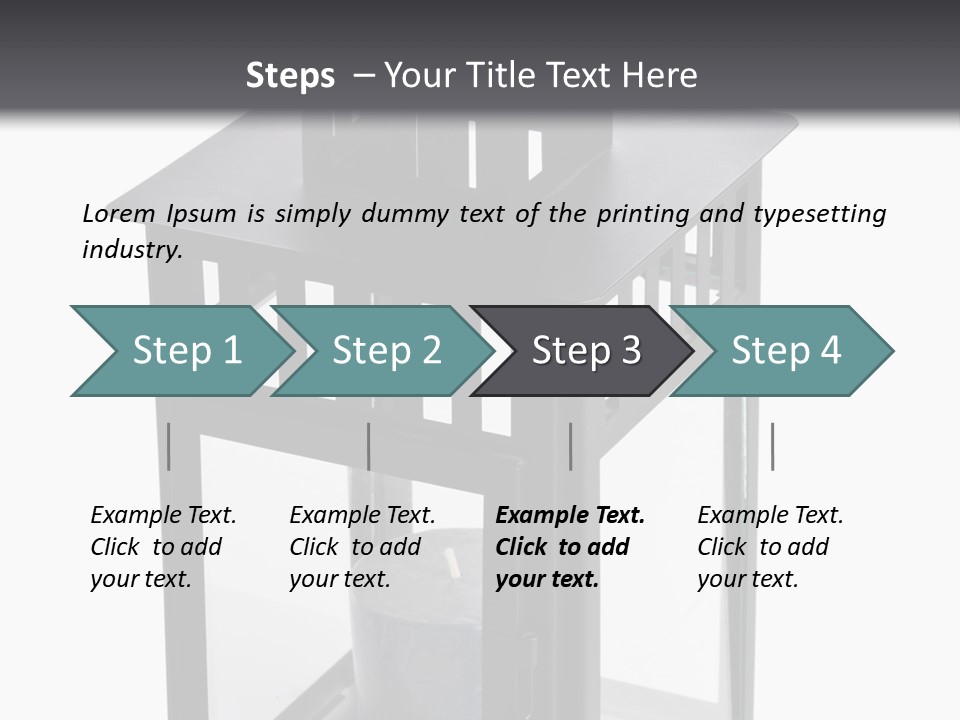 Decorative Illuminated East PowerPoint Template