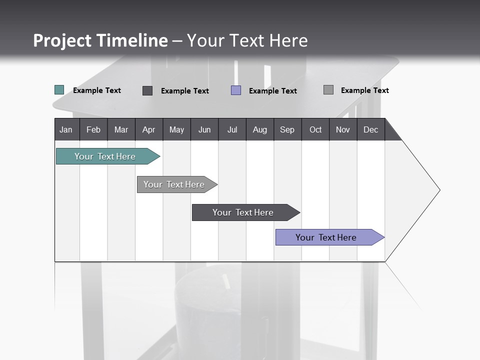 Decorative Illuminated East PowerPoint Template