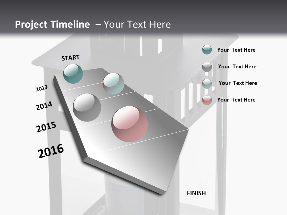 Decorative Illuminated East PowerPoint Template