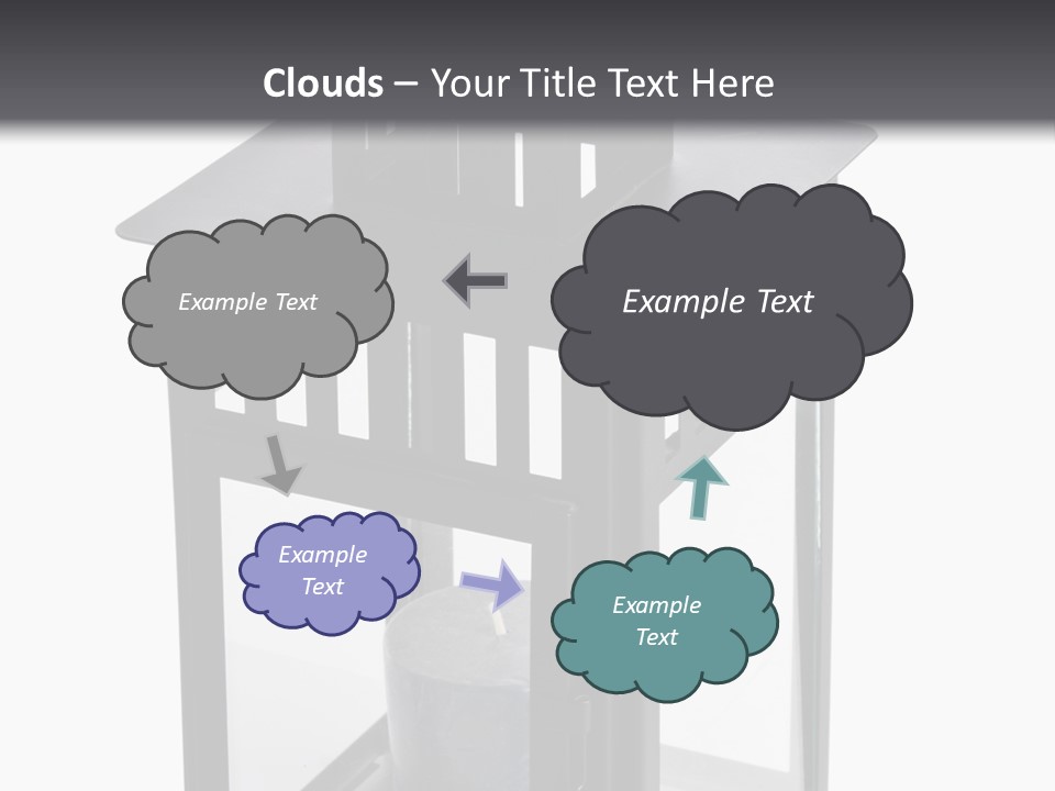 Decorative Illuminated East PowerPoint Template