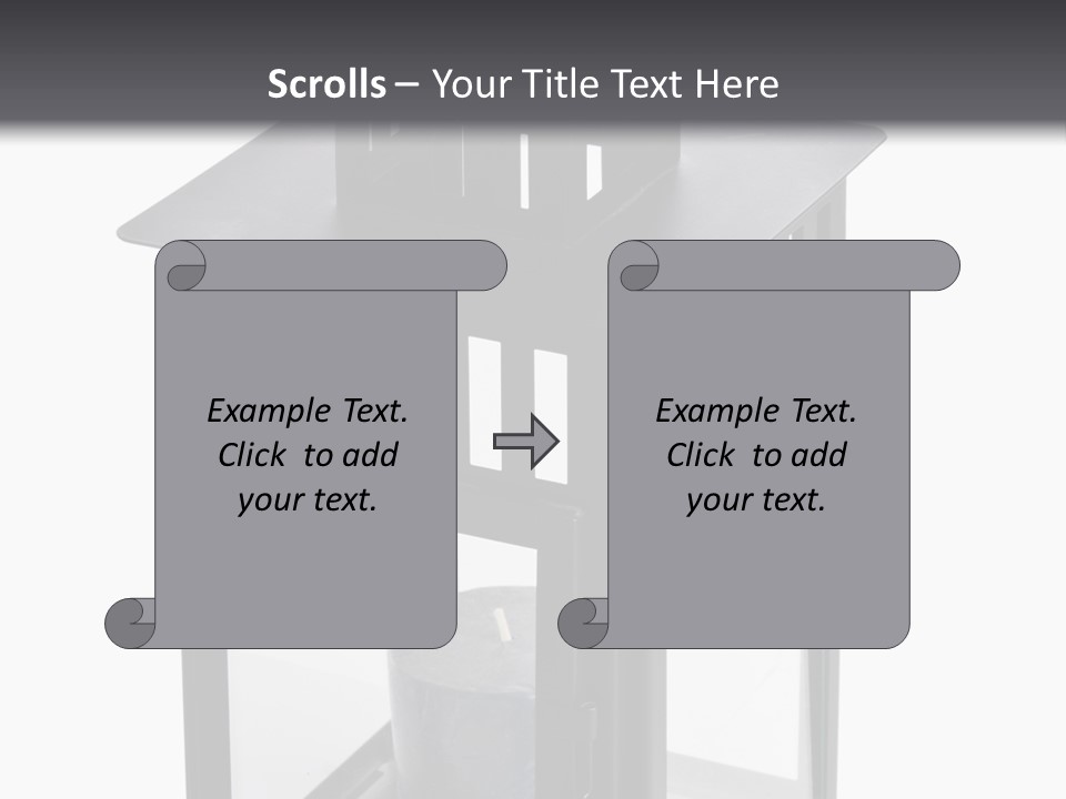 Decorative Illuminated East PowerPoint Template