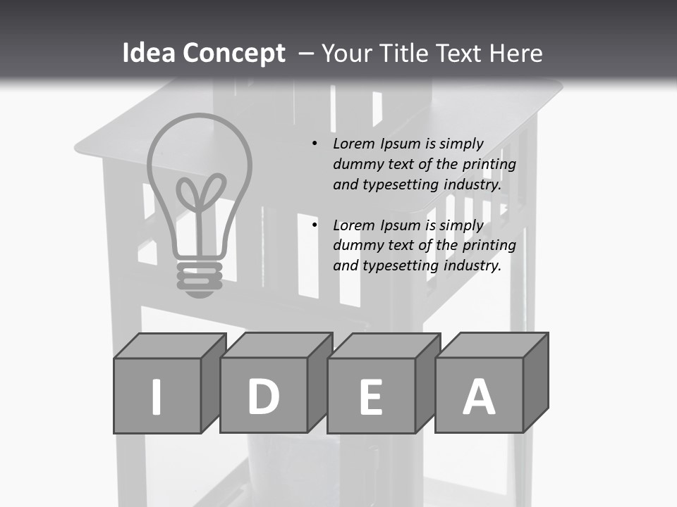 Decorative Illuminated East PowerPoint Template