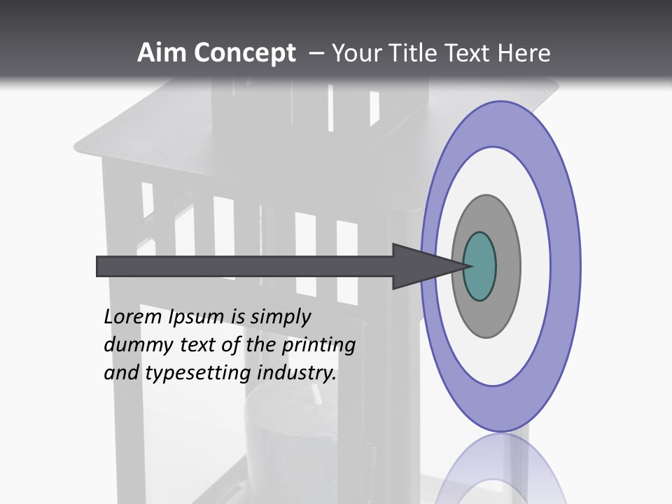 Decorative Illuminated East PowerPoint Template