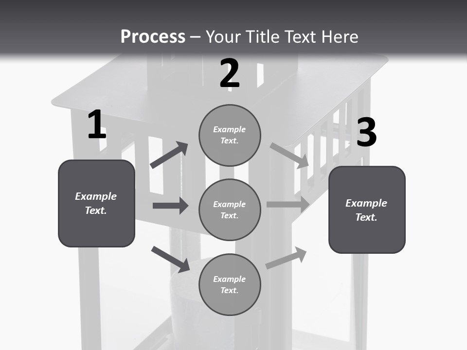 Decorative Illuminated East PowerPoint Template