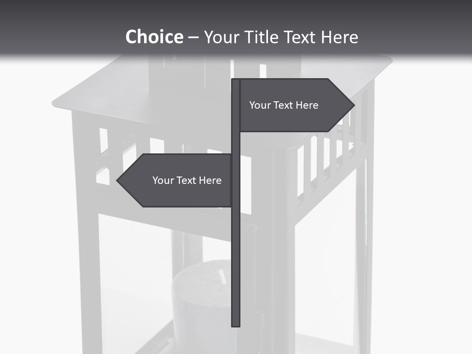 Decorative Illuminated East PowerPoint Template