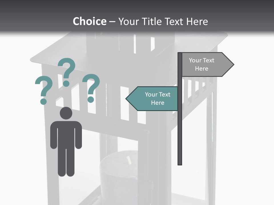 Decorative Illuminated East PowerPoint Template