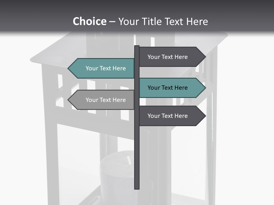 Decorative Illuminated East PowerPoint Template