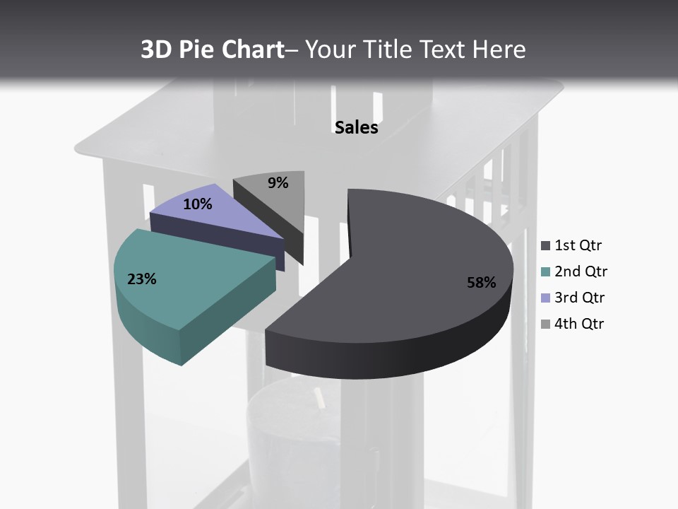 Decorative Illuminated East PowerPoint Template