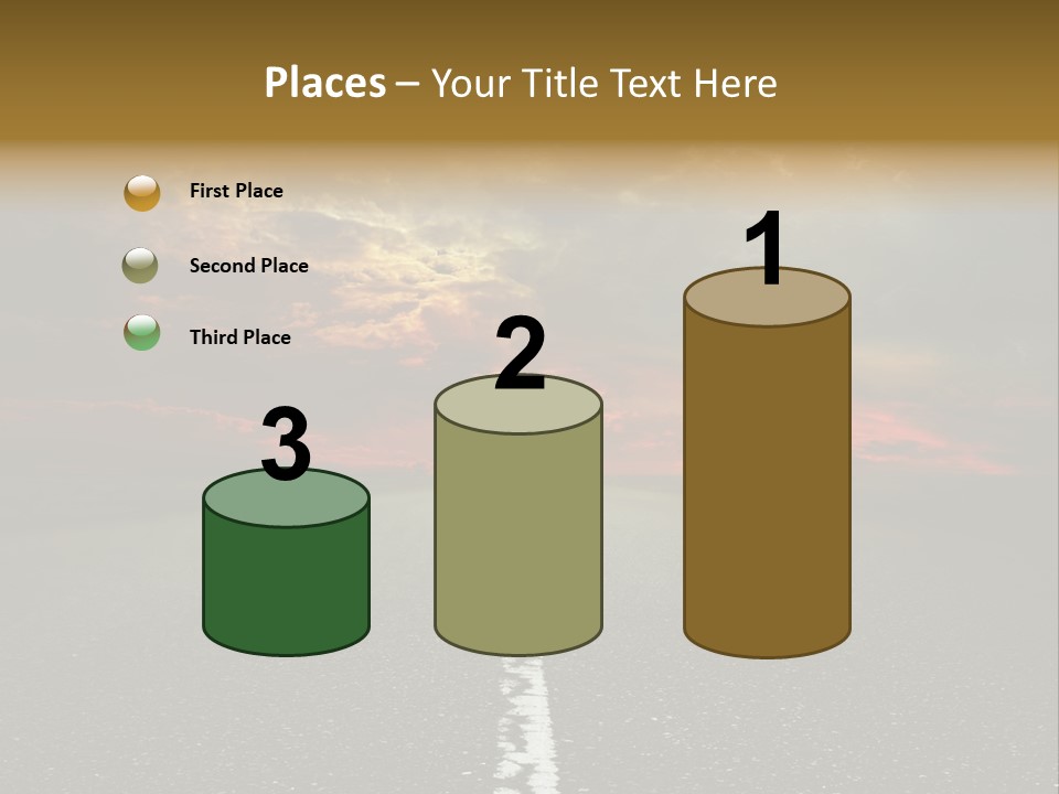 Plant Blue Sunrise PowerPoint Template