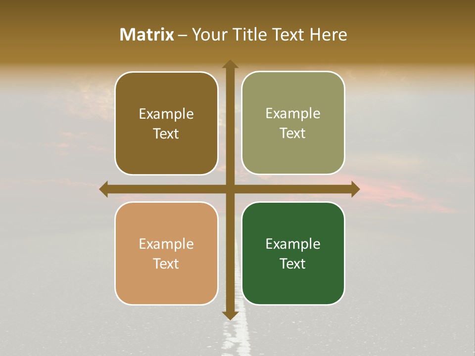 Plant Blue Sunrise PowerPoint Template