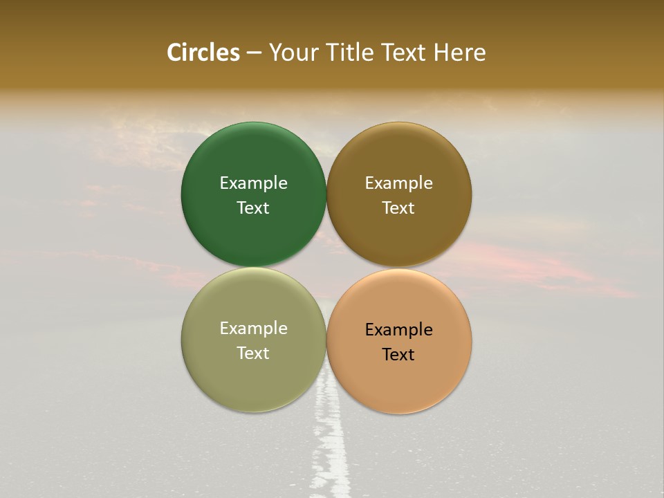 Plant Blue Sunrise PowerPoint Template