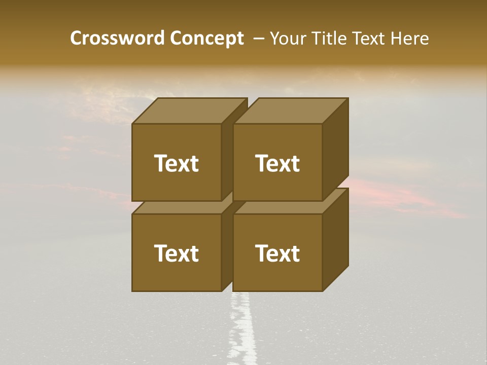 Plant Blue Sunrise PowerPoint Template