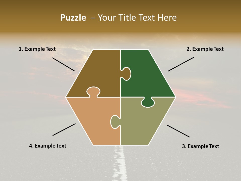 Plant Blue Sunrise PowerPoint Template