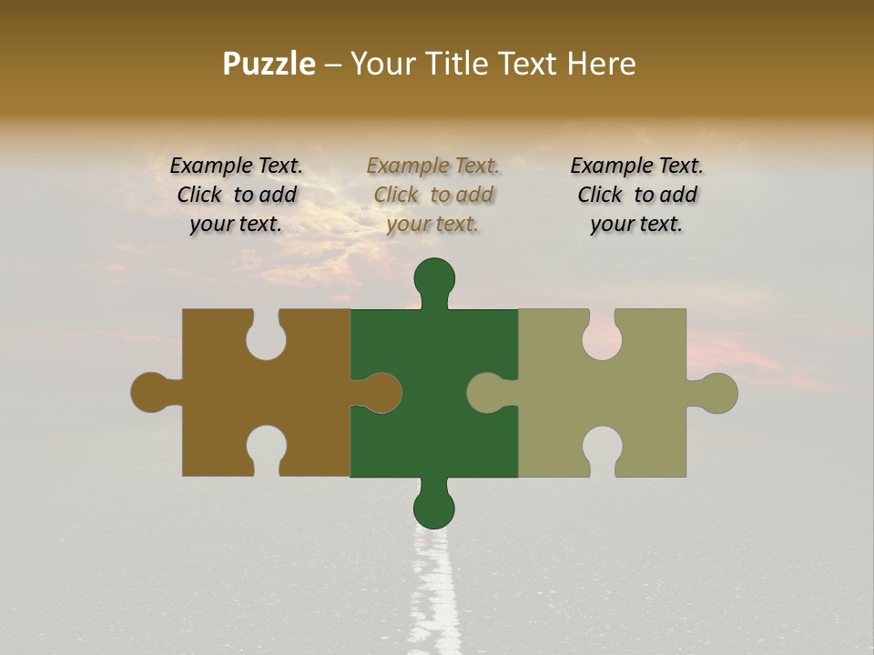 Plant Blue Sunrise PowerPoint Template