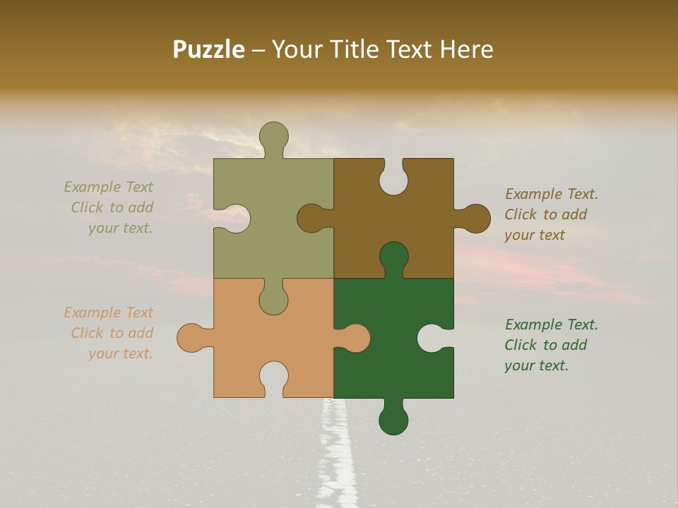 Plant Blue Sunrise PowerPoint Template