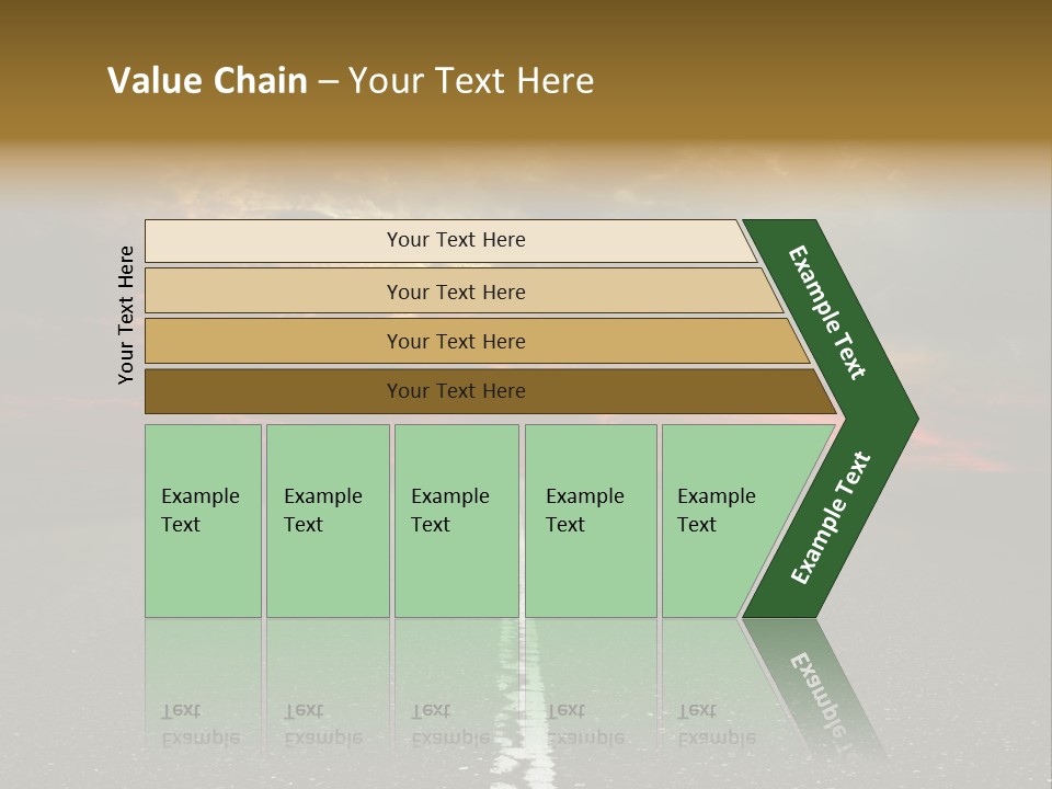 Plant Blue Sunrise PowerPoint Template