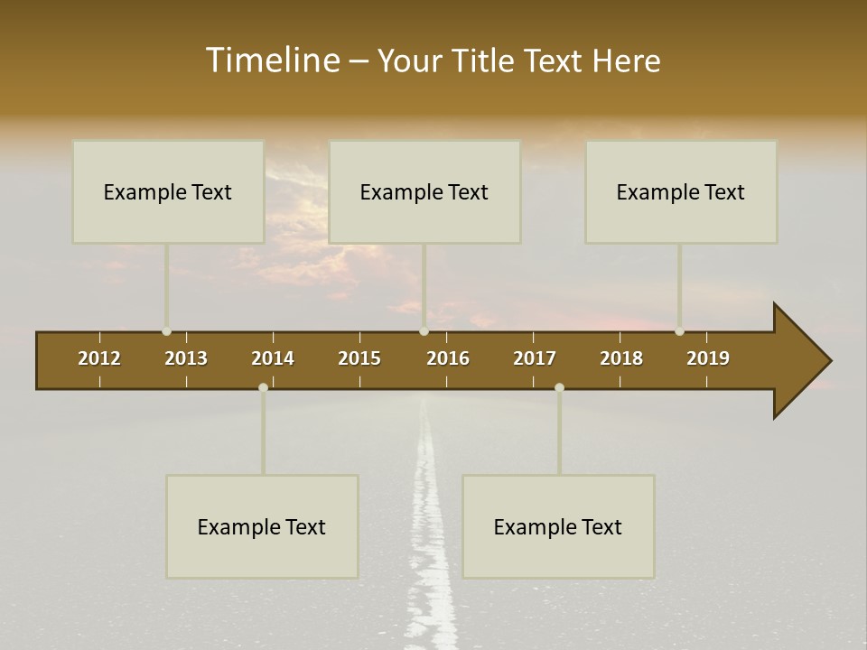 Plant Blue Sunrise PowerPoint Template